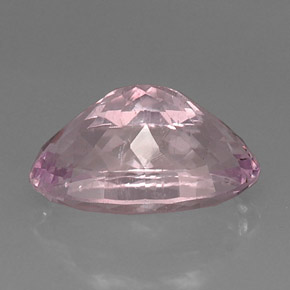 Kunzita rosa natural 11,55ct, corte oval, VS