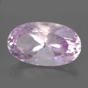 Kunzita rosa natural 11,37ct, corte oval, SI