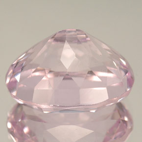 Kunzita rosa natural 10,19ct, corte oval, VVS