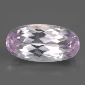 Kunzita rosa natural 10,93ct, corte oval, VS-SI
