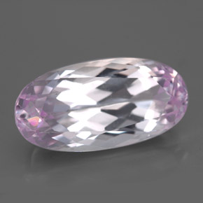 Kunzita rosa natural 10,93ct, corte oval, VS-SI