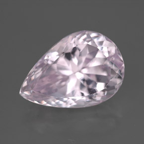 Kunzita rosa natural 8,16ct, formato de pêra, VVS-VS