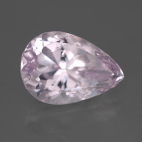Kunzita rosa natural 8,16ct, formato de pêra, VVS-VS