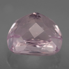 Kunzita rosa natural 9,45ct, almofada cortada, VS