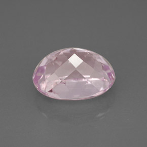 Kunzita rosa natural 3,10ct, corte oval, VS
