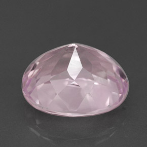 Kunzita rosa natural 3,77ct, corte oval, VVS-VS