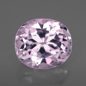 Kunzita rosa natural 5,36ct, corte oval, VVS