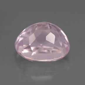 Kunzita rosa natural 5,68ct, corte oval, VVS