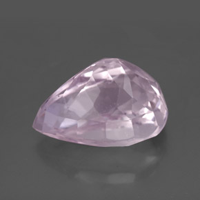 Kunzita rosa natural 7,39ct, formato de pêra, VS-SI