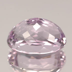 Kunzita rosa natural 6,62ct, corte oval, VVS