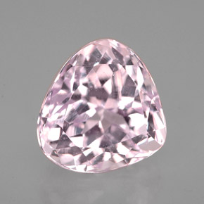Kunzita rosa natural 6,06ct, formato de pêra, VVS-VS