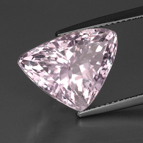 Kunzita rosa natural 10,63ct, forma extravagante, VS