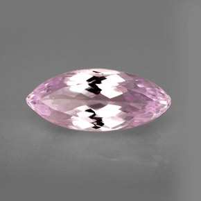 Kunzita rosa natural 6,46ct, marquise, VS