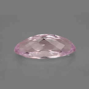 Kunzita rosa natural 6,46ct, marquise, VS