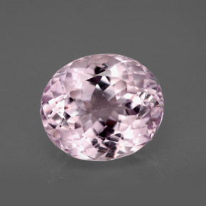 Kunzita rosa natural 7,88ct, corte oval, VVS-VS