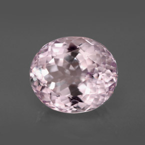 Kunzita rosa natural 7,88ct, corte oval, VVS-VS