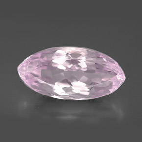 Kunzita rosa natural 6,21ct, marquise, VVS