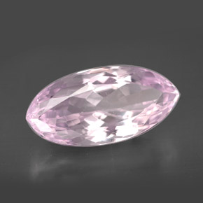 Kunzita rosa natural 6,21ct, marquise, VVS