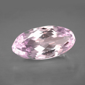 Kunzita rosa natural 6,17ct, marquise, VVS