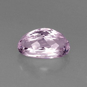 Kunzita rosa natural 8,43ct, corte oval, VVS