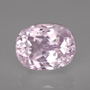 Kunzita rosa natural 5,97ct, corte oval, VVS