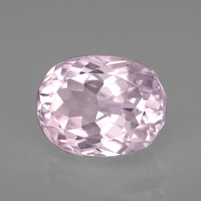 Kunzita rosa natural 5,97ct, corte oval, VVS