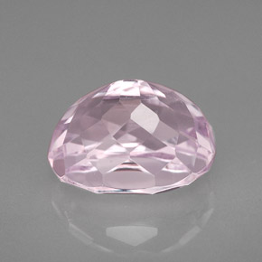 Kunzita rosa natural 5,97ct, corte oval, VVS