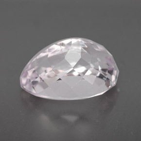 Kunzita rosa natural 4,94ct, formato de pêra, VS