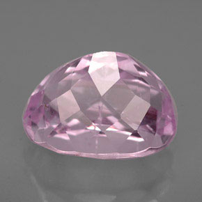 Kunzita rosa natural 6,06ct, corte oval, VS