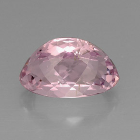 Kunzita rosa natural 13,47ct, corte oval, VVS-VS