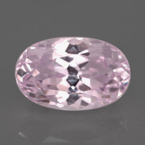 Kunzita rosa natural 5,91ct, corte oval, VVS