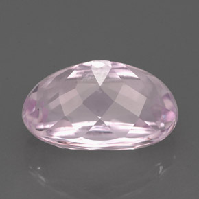 Kunzita rosa natural 5,91ct, corte oval, VVS