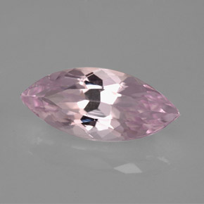Kunzita rosa natural 6,61ct, marquise, VVS-VS