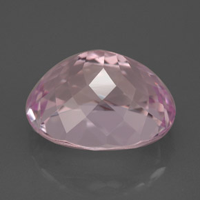 Kunzita rosa natural 9,61ct, corte oval, VVS