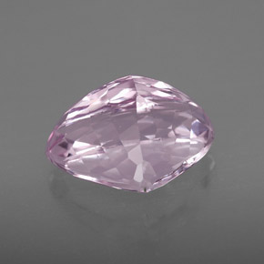 Kunzita rosa natural 8,48ct, formato de pêra, VVS-VS