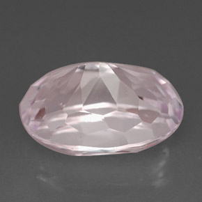 Kunzita rosa natural 5,43ct, corte oval, VVS-VS