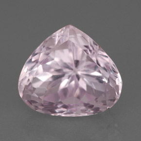 Kunzita rosa natural 4,04ct, formato de pêra, VVS-VS