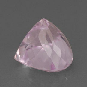 Kunzita rosa natural 4,04ct, formato de pêra, VVS-VS