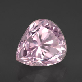 Kunzita Rosa Natural 4.66ct, Formato de pêra, VVS-VS
