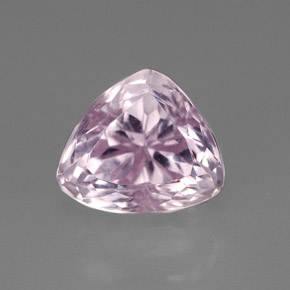 Kunzita rosa natural 3,97ct, trillion, VVS-VS