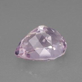 Kunzita rosa natural 4,28ct, formato de pêra, VVS-VS