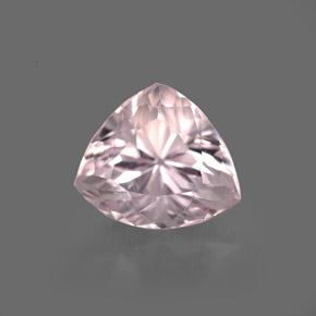 Kunzita rosa natural 3,65ct, trillion, VVS-VS