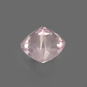 Kunzita rosa natural 3,65ct, trillion, VVS-VS