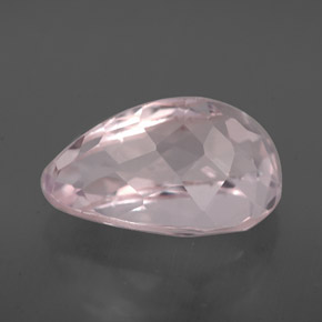 Kunzita Rosa Natural 3.70ct, Formato de pêra, VVS-VS
