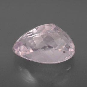 Kunzita rosa natural 3,21ct, formato de pêra, VVS-VS
