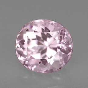 Kunzita rosa natural 4,52ct, corte oval, VS