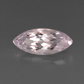 Kunzita rosa natural 7,61ct, marquise, VVS-VS
