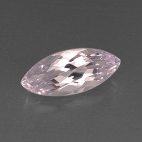 Kunzita rosa natural 7,61ct, marquise, VVS-VS