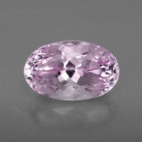 Kunzita rosa natural 5,05ct, corte oval, VS