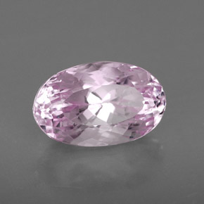 Kunzita rosa natural 5,05ct, corte oval, VS